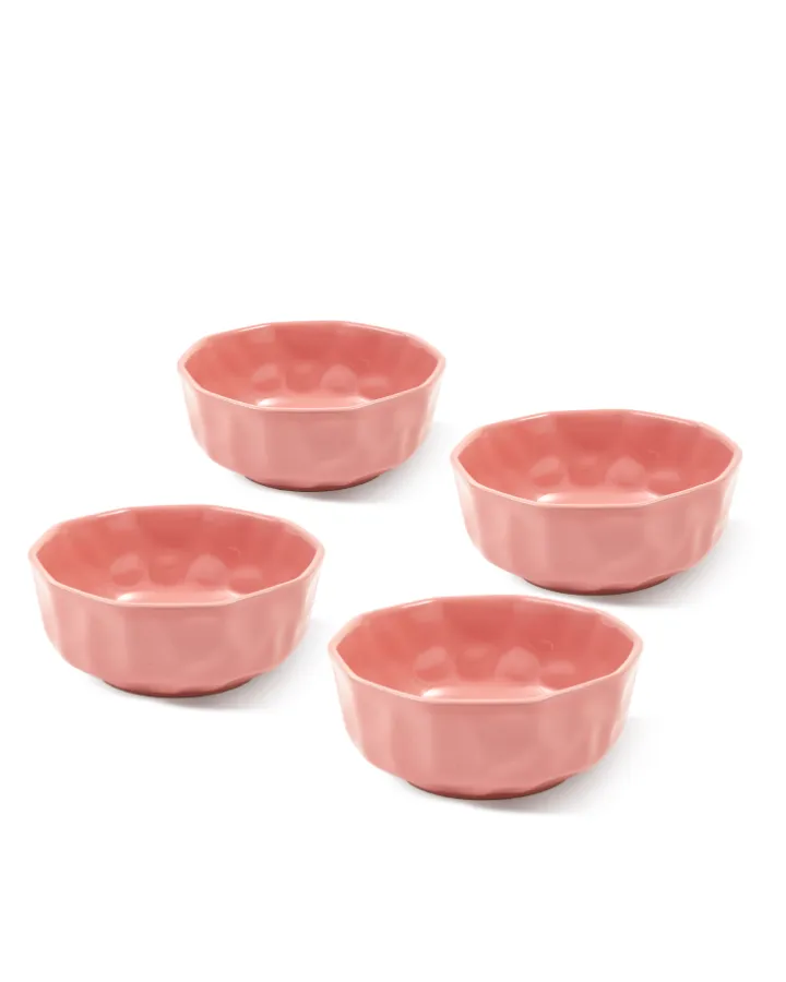 Polspotten bowls koa pink L set 4- Bowls