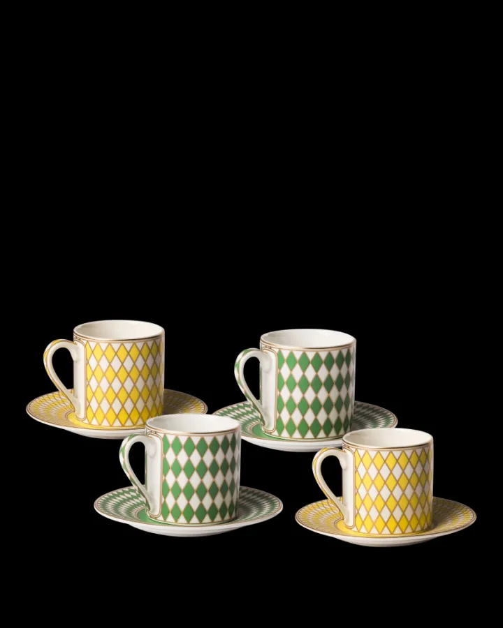 Polspotten Chess Espresso Cups- Mugs And Cups