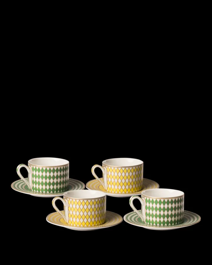 Polspotten Chess Teacups- Mugs And Cups