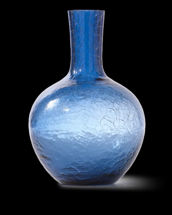 Polspotten Crackled Glass Ball Body Vase - S- Vases