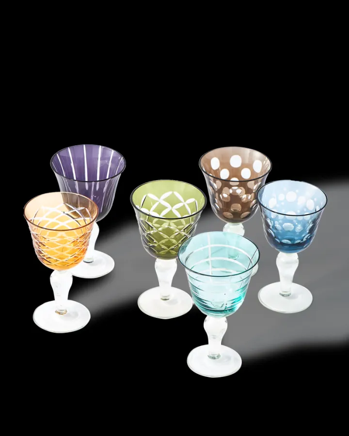 Polspotten Cuttings Wine Glasses- Glasses