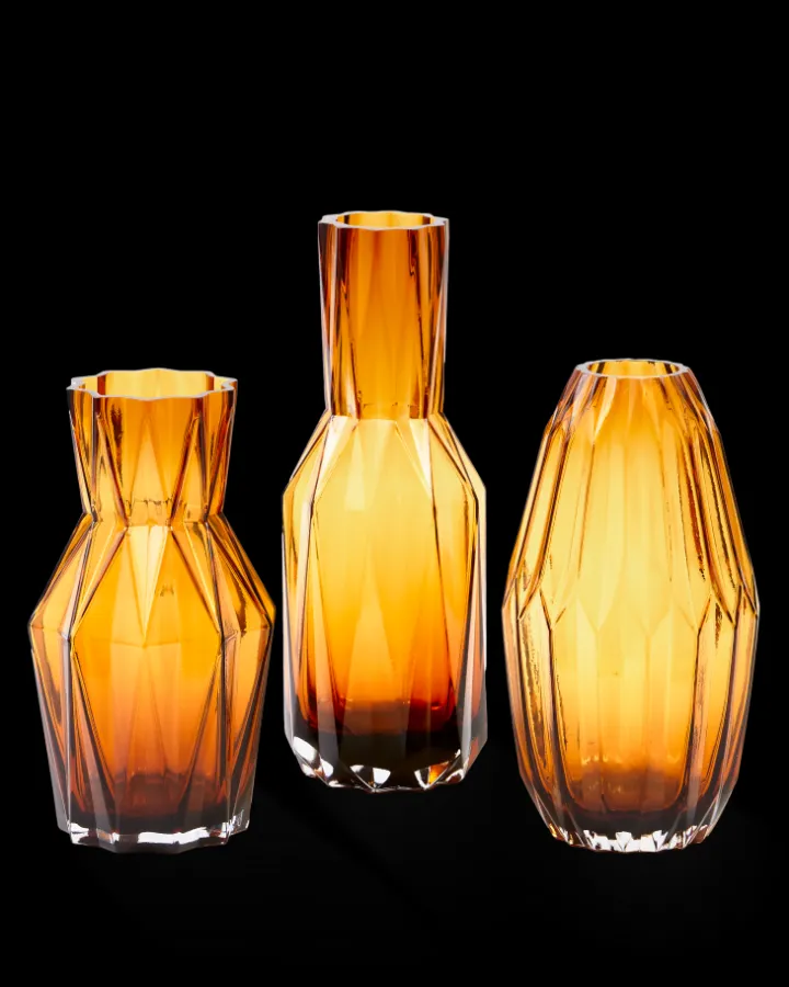 Polspotten Glass Folds Vase - L- Vases