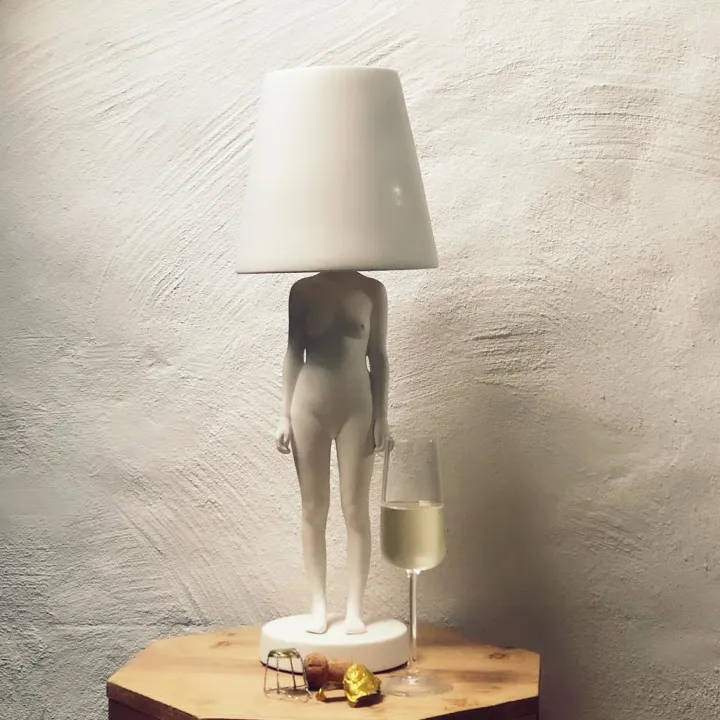 Polspotten Hiding Lady Lamp- Table Lamps