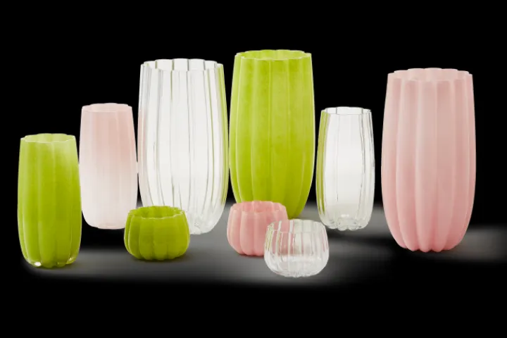 Polspotten Melon Hurricane- Candle Holders