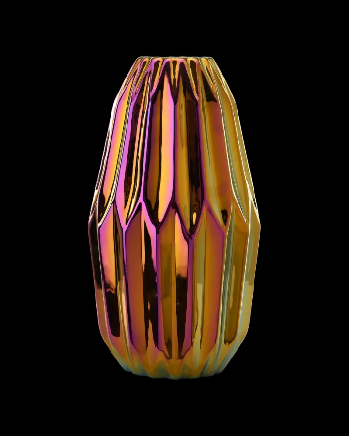 Polspotten Oily Folds Vase - M- Vases