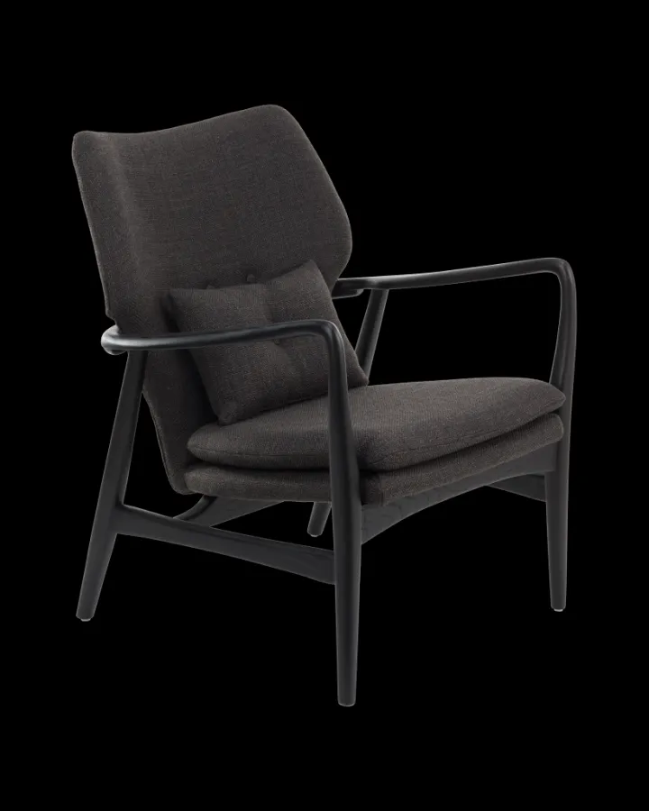 Polspotten Peggy Chair Smooth Fabric- Lounge Chairs