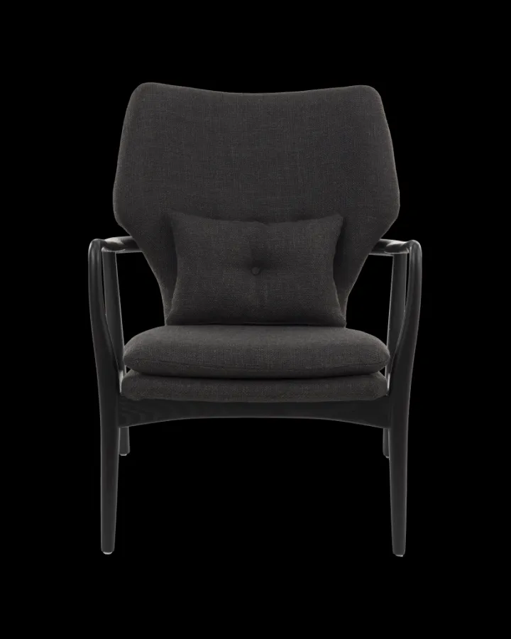 Polspotten Peggy Chair Smooth Fabric- Lounge Chairs