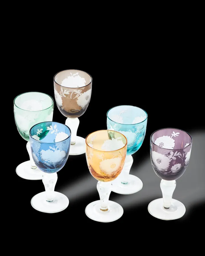 Polspotten Peony Wine Glasses- Glasses