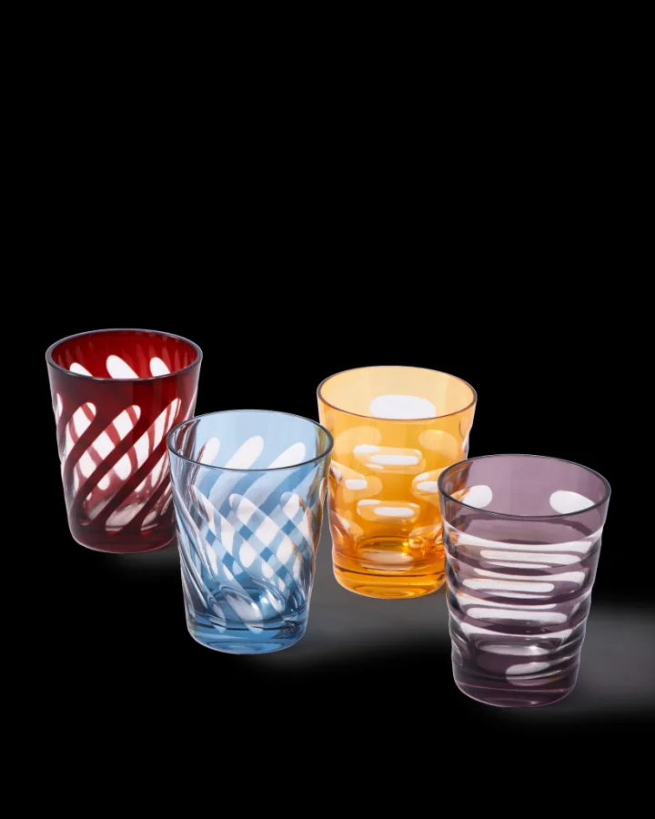 Polspotten Tubular Tumblers- Glasses