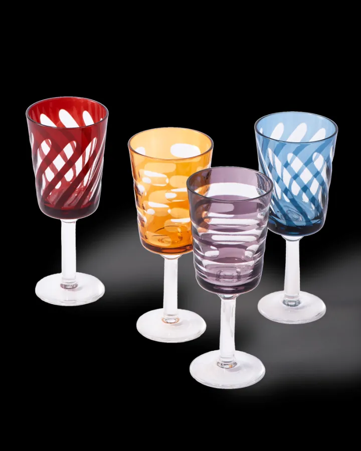 Polspotten Tubular Wine Glasses- Glasses